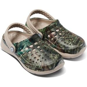 Kids Camo Clogs Slip On Lightweight Water Friendly Shoes Camo